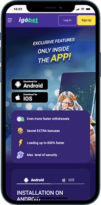 Gok met de speciale Igobet App